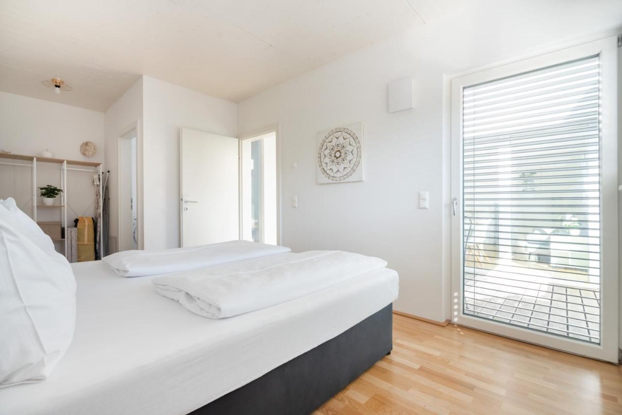 Helles, Neues Dg Apartment Mit Blick Zum Donauturm 维也纳 外观 照片