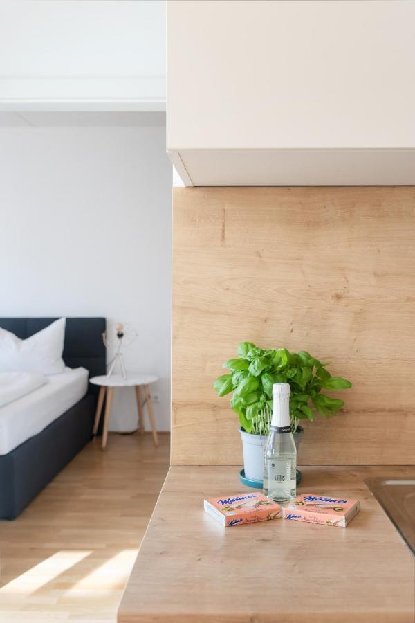 Helles, Neues Dg Apartment Mit Blick Zum Donauturm 维也纳 外观 照片